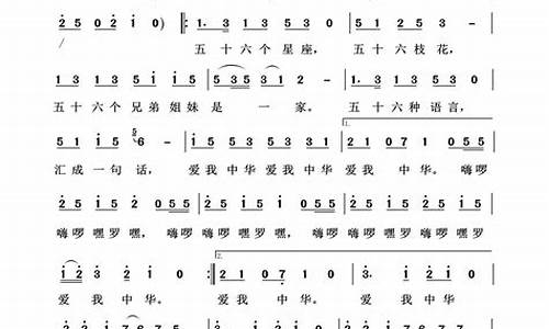 中华颂歌_中华颂歌曲